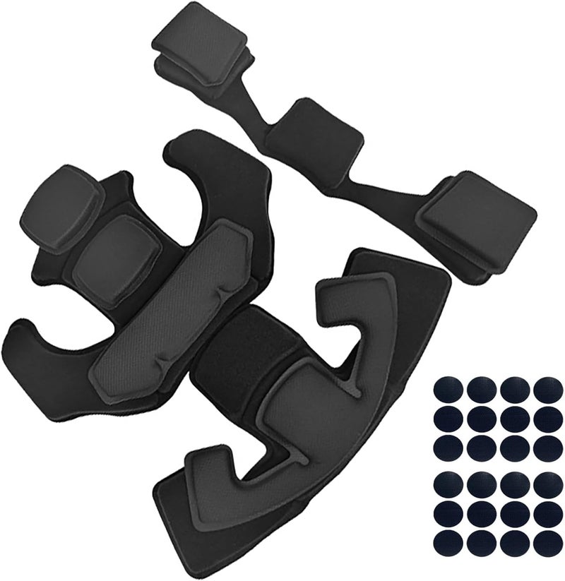 BShasrlim Multi-Sport Helmet Pad Inserts - Universal Helmet Comfort Padding Kit - Memory Foam Replacement Pads for Cycling, Motorcycle,Airsoft,Sports & Safety Helmets - Image 1